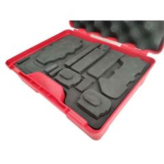 ClasCase C01 DJI Mavic Serisi Hard Case Taşıma Çantası (Kırmızı-Gri)