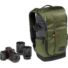 Manfrotto Sokak Kamerası ve Dizüstü Bilgisayar Sırt Çantası (Yeşil ve Gri)