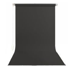 Stil Fon 195cm x 400cm Sonsuz Siyah Fon Perdesi Seti