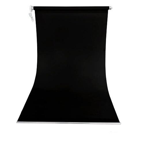 Weifeng 135cm x 185cm Kumaş Siyah Portre Fon Perdesi