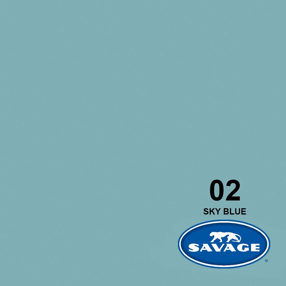 Savage (U.S.A) Stüdyo Kağıt Fon Sky Blue 271x1100 cm
