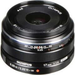 Olympus M.Zuiko Digital 17mm 1:1.8 Lens - Siyah