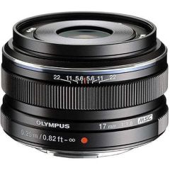 Olympus M.Zuiko Digital 17mm 1:1.8 Lens - Siyah