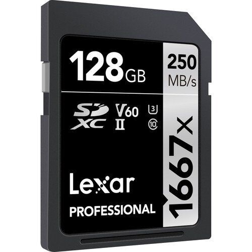 Lexar 128GB Professional 1667x UHS-II SDXC Hafıza Kartı