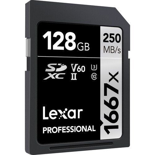 Lexar 128GB Professional 1667x UHS-II SDXC Hafıza Kartı