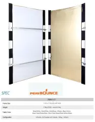 Peri Bounce 1.1x1.7m  Butterfly  Paneli Gold/Silver Kit