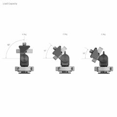 SmallRig Döner ve Eğimi Ayarlanabilir Metal Monitör Ayağı  2905B