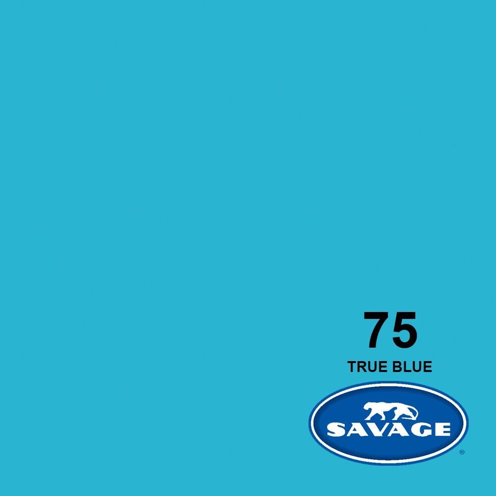 Savage (U.S.A) Stüdyo Kağıt Fon True Blue 271x1100 cm