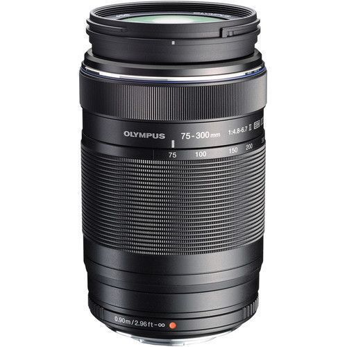 Olympus M.Zuiko Digital ED 75-300mm 1:4.8-6.7 Black II Lens