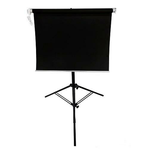 Weifeng 135cm x 185cm Kumaş Siyah Taşınabilir Portre Fon Perdesi