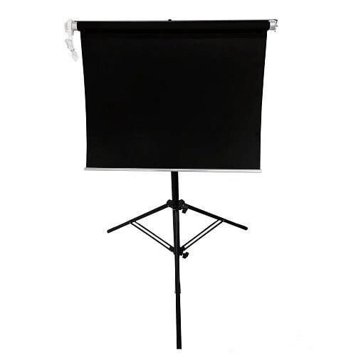 Weifeng 135cm x 200cm Kumaş Siyah Taşınabilir Portre Fon Perdesi