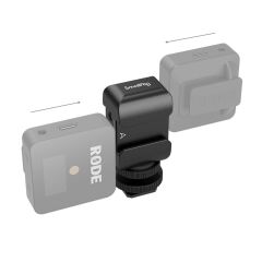 SmallRig Kablosuz mikrofon için İkisi bir arada Braket 2996