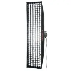 JINBEI KE-25x100cm Hızlı Açılan Strip Softbox Gridli