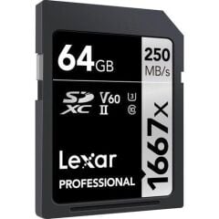 Lexar 64GB Professional 1667x SDXC UHS-II cards
