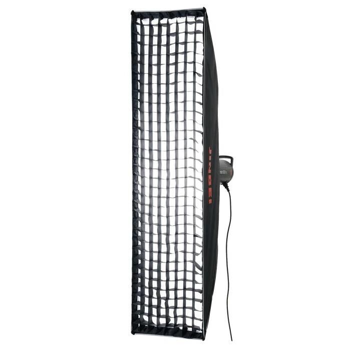 JINBEI KE-35x140cm Hızlı Açılan Strip Softbox Gridli