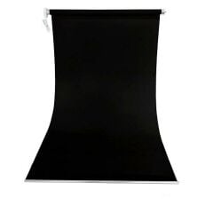 Weifeng 90cm x 120cm Kumaş Siyah Portre Fon Perdesi