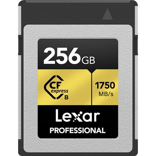 Lexar 256GB Pro. CFexpress Type-B Memory Card, 1750MB/s Read and 1000MB/s Write Speed