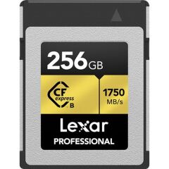 Lexar 256GB Pro. CFexpress Type-B Memory Card, 1750MB/s Read and 1000MB/s Write Speed