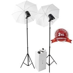 Star 400W 2'li Şemsiyeli Paraflaş Set