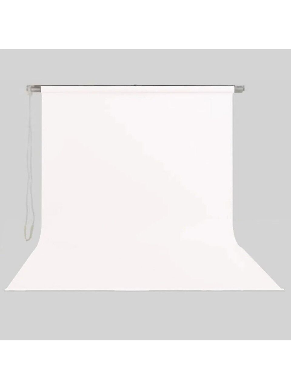 Stil Fon 160 cm x 270 cm Sonsuz Beyaz Fon Perdesi Seti