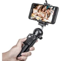 Pdx Tiktok Kollu Masa Mini Tripodu 25 cm Bluetooth Kumanda Dslr Cep Telefonu