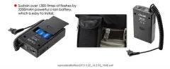 JINBEI MF-22 Battery Pack Nikon Flaşlar İçin