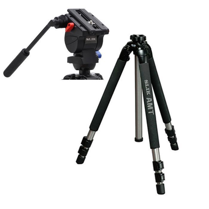 Slik Pro 700 DX + SFH-402 Head Video Tripod