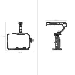 SmallRig Sony  A7R V / A7 IV / A7S III  için  Temel Kafes Kiti 3668B