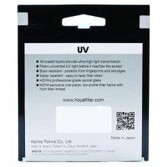 Hoya 62mm Fusion One UV Filtre