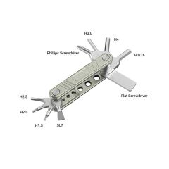 SmallRig TC2713  9'u 1 Arada Katlanır Çok Amaçlı Alet Seti