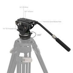 SmallRig DH10 4165 Video Tripod Kafası