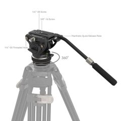 SmallRig DH10 4165 Video Tripod Kafası