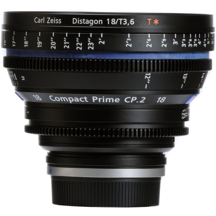 Zeiss 18mm/T3.6 CP.2 Compact Prime Cine Lens with EF Mount
