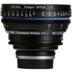 Zeiss 18mm/T3.6 CP.2 Compact Prime Cine Lens with EF Mount
