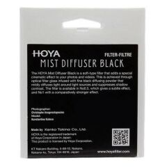 Hoya 72mm Mist Diffuser Filtre Black No1