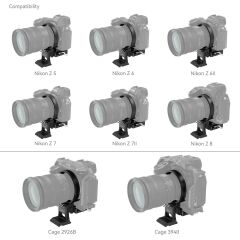 SmallRig 4306 Nikon'a Z Serisi İçin Döndürülebilir Yataydan Dikeye Montaj Plakası Kiti