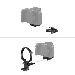 SmallRig 4305 FUJIFILM'e GFX Serisi İçin Döndürülebilir Yataydan Dikeye Montaj Plakası Kiti