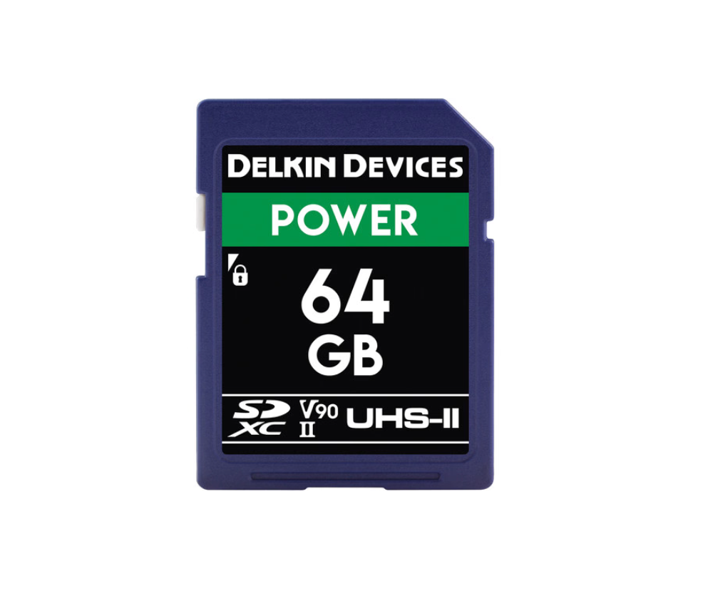 Delkin 64GB SD UHS-II 2000X V90 Power Hafıza Kartı