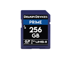 Delkin Prime 256GB SD UHS-II 1900X V60 Hafıza Kartı (Okuma:280 - Yazma:150)