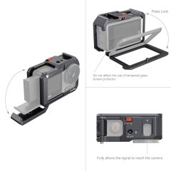 SmallRig 4119C DJI Osmo Action 3 / 4 / 5  için  Kafesi