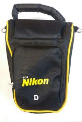 Nikon Baskılı Üçgen Fotoğraf Makinesi Çantası