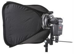 JINBEI F 60x60 stüdyo flaş adaptör ile Katlanabilir softbox