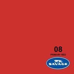 Savage (U.S.A) Stüdyo Kağıt Fon Primary Red 135x1100 cm