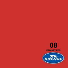 Savage (U.S.A) Stüdyo Kağıt Fon Primary Red 135x1100 cm