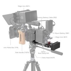 SmallRig 4063B Kompakt V-Mount Plaka Sistemi