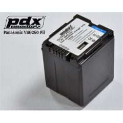 PDX Panasonic VBG260 Batarya Pil