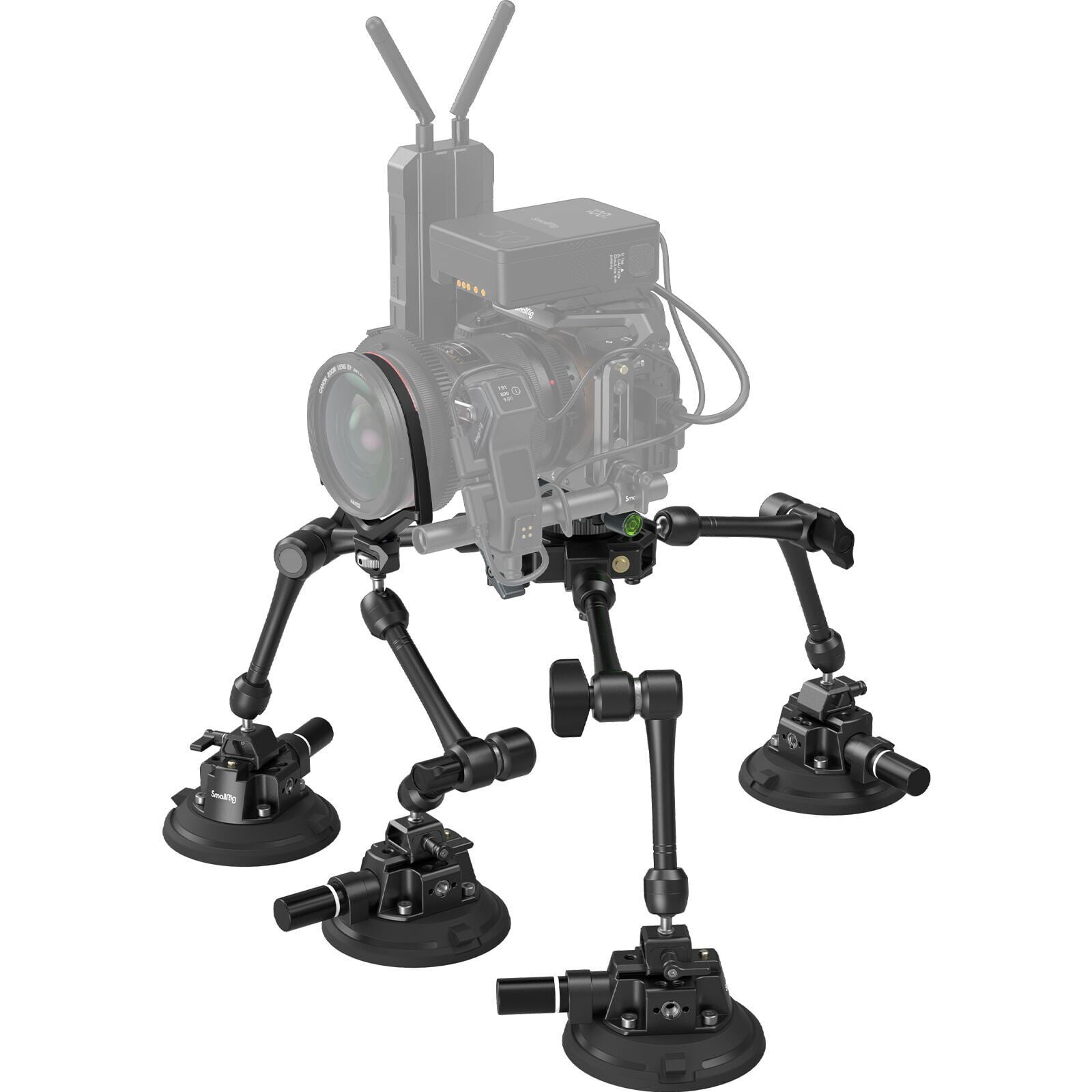 SmallRig  SC-15K 3565B 4 Kollu Vantuz Araç Çekimi için Kamera Montaj Kiti