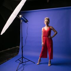 Savage (U.S.A) Stüdyo Kağıt Fon Studio Blue 135x1100 cm