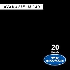 Savage (U.S.A) Stüdyo Kağıt Fon Black 135x1100 cm