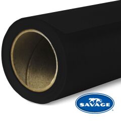 Savage (U.S.A) Stüdyo Kağıt Fon Black 135x1100 cm